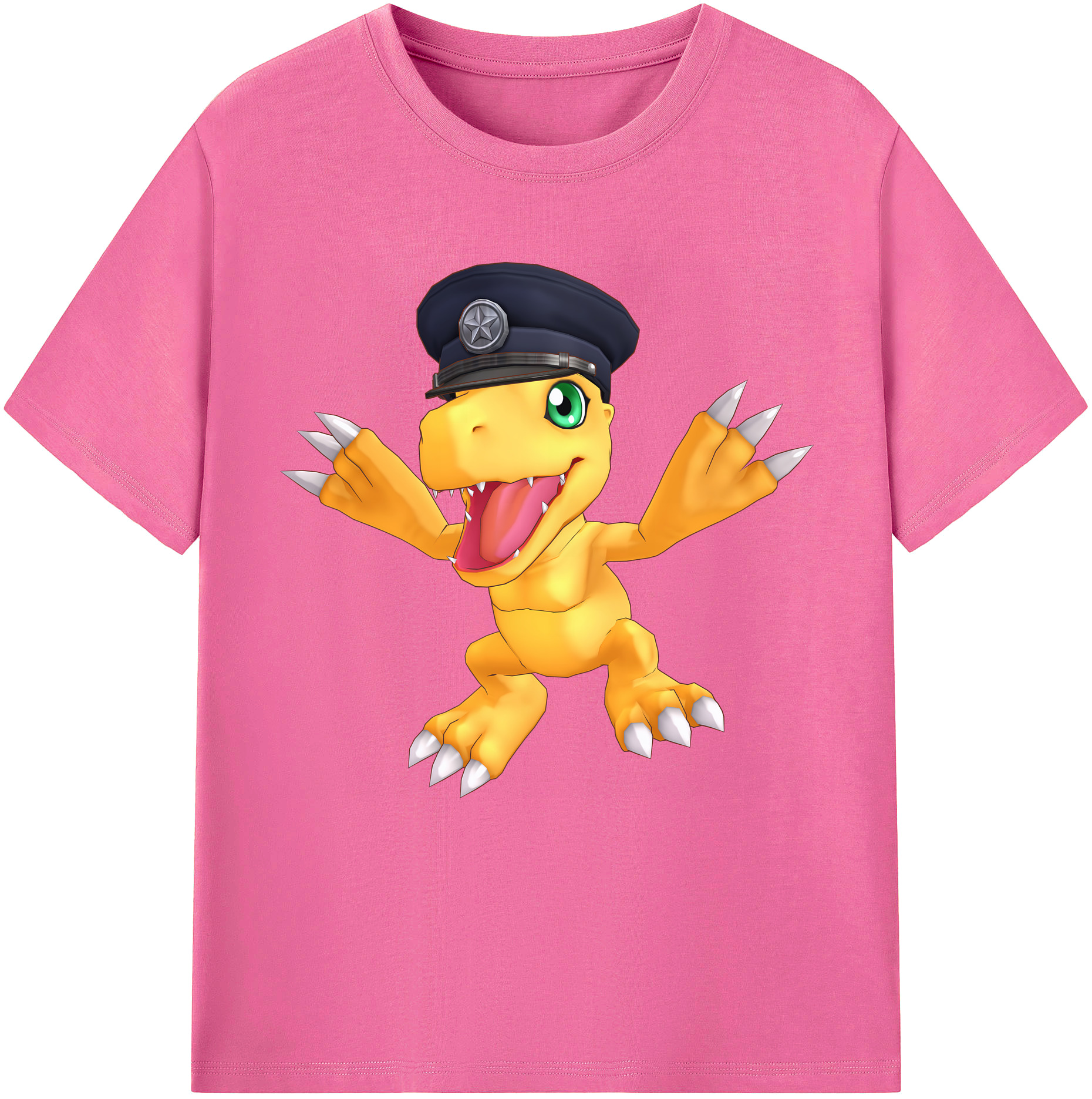 （画像用） Digimon デジタルモンスター/デジモン レディースカジュアルプリントTシャツ（綿100％）